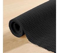 Anti Slip Mat 80 x 300 cm Waterproof, Cut-To-Size, Washable, Multipurpose Anti Slip Rugs Underlay Rug Drawer Pad Keep Your Rugs Safe and in Place, for The Kitchen, Home, Black