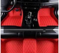 Anti Slip Mat Car Floor Mats For Chevy For Malibu 2016-2018 Auto Leather Mat Durable Pad Rugs Carpets Interior Parts Accessories Car Mats Floor(Racing Red,LHD)