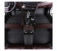 Anti Slip Mat Custom Luxury Leather Car Floor Mat For Skoda For Superb 2 2013-2015 Full Set Waterproof Accessories Rubber Non Slip Mat(Black white)