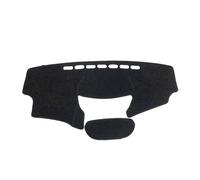 Anti-Slip Mat Dashboard Cover Pad For Toyota For Vios For Yaris For Belta For Soluna XP90 2008-2013 Sunshade Dashmat Carpet(Polyester All Black,LHD)