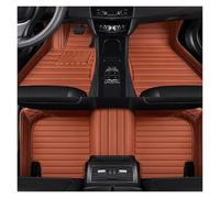 Anti Slip Mat Stripe Style Car Floor Mats For Mercedes For Benz W222 5Seat 2014 2015 2016 2017 2018 2019 2020 Accessories Artificial Leather Car Mats Set(Brown)