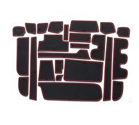 Anti-slip mats Car Interior Anti-slip Door Slot Pad Water Cup Pad For For Stepwgn For Step Wagon RP2 RP3 RP4 RP5 2015-2021(Rosso)