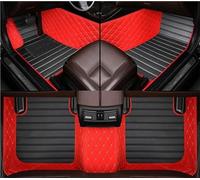 Anti-Slip Mats For BMW 7 Series G12 740li 750li Four Seats 2016 2017 2018 2019 2020 2021 2022 Custom Car Floor Mats Carpet Carpet(2-Red-Black)
