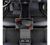 Anti-Slip Mats For Mercedes For Benz W204 2008 2009 2010 Artificial Leather Car Floor Mat Protect Your Vehicle's Interior Accessory Heel Pad(Black With Gray)