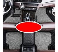 Anti-Slip Mats For Nissan For Sylphy Electric 2018 2019 2020 LHD Double Layer Wire Loop Carpets Car Floor Mats Floorliners Carpet(Black black gray)