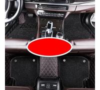 Anti-Slip Mats For Nissan For Sylphy Electric 2018 2019 2020 LHD Double Layer Wire Loop Carpets Car Floor Mats Floorliners Carpet(Black red black)