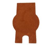 Anti Slip Pad - Cowhide Brown Guitar Mat | Musical Instrument Professional Playing Pad | Built-in Double-Sided Adhesive | Universal Piano Protection | Premium Leather Part, 1*Pc
