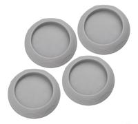 Anti-Slip Pads for Protecting for Walls Plus Doorways Gate Wall Protectors 4 Pack Silicone Punch-Installation from Pet and Baby Gates Scratch and Dent (Grey)