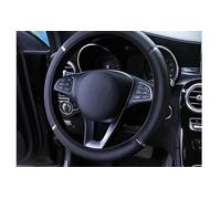 Anti Slip PU Car Leather Steering Covers For Jaguar XE XF XJ F-Pace F-Type Practical and Comfortable(Black)