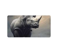 Anti-Slip Rhino Desk Mat for Office, Laptop Pad for Home, Waterproof Smooth Surface Mouse Pad 23.6" X 11.8", Mouse Protector Pad for Keyboard, Esports Pros