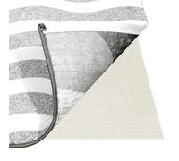 Anti Slip Rug 80 x 80 cm Grippers Rug Gripper Matting Washable for Wooden Floors, Carpet, Shelves, Car, off white