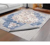 Anti Slip Rug Underlay, 100 x 100cm Non-Slip Mat Multipurpose Non Slip Mat PVC for Wooden Floors, Multipurpose Control Underlay Gripper For Home, Office, Car, Pallet, Drawer Liners - White
