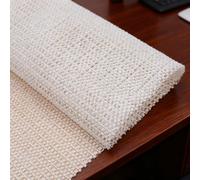 Anti Slip Rug Underlay 200 x 280 cm Waterproof, with Reusable & Odor-Free, Cut-To-Size, Washable, Customisable Size, Antislip Carpets Padding Liner Rug to Carpet Gripper for The Kitchen, Home, White