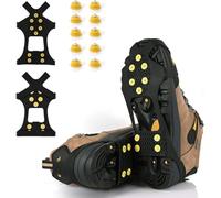 Anti-Slip Shoes Ice Grips,1 Pair Anti-Slip Snow Cleats Shoes Ice Gripper Winter Walker Traction Device for Hiking,Walking,Jogging,Ice Snow Grips, (L)