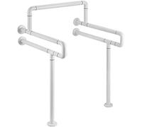 Anti Slip Shower Assist Aid Grab Bar Rail, Bathroom Handicap Handrail Assist Safety Standing Grip Shower Barrier