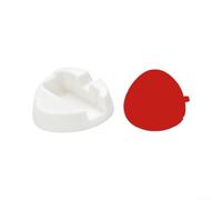Anti-Slip Silicone Base Mount for Insta360 X6 X5 for x4 - Compact Action Camera Holder for Helmet & Car - Stable POV Riding Accessory 10x9x3cm(White)