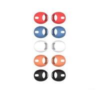 Anti-Slip Silicone Eartips Covers for AirPods Pro 3 2025 - Scratch Resistant Soft Fit Ear for buds Protectors Black White Mixed Colours 5 Pairs(Mixed colors)
