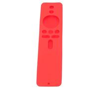 Anti-Slip Silicone Remote Control Cover for TV Stick 4K, Large Grip with Shockproof Protection, Prevents Accidental Drops and Loss, Fine Workmanship, Washable Material, Full (Red Set)