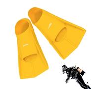 Anti Slip Silicone Swim Fins, Men's and Women's Freestyle Short Fins, Built in Protection Layer Fits Your Feet, Excellent Anti Slip Performance, Suitable for Children and Adults