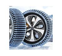 Anti-Slip Snow Chains for Car Tires, Heavy Duty Quick Fit Easy Installation Traction Chains for Light Truck SUV Cars Pickups, Set of 2