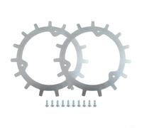 Anti Slip Spike Set for Mammotion Yuka Mini Self Centring Mowing Robot Accessory Designed to Improve Grip and Control on Various Lawn Surfaces During Operation