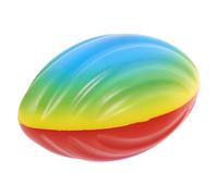 Anti-Slip Sponge Foam Football,Rainbow Rugbys Ball,Lightweight Rugbys Ball,for Indoor Beach Game Party Team Backyard Practice