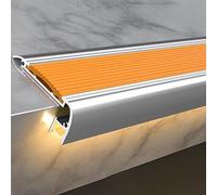 Anti-Slip Stair Edge Strips, L-Shaped Design for Enhanced Safety and Durability, Ideal for High-Traffic Areas in Commercial and Residential Settings