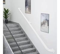 Anti-Slip Stair Handrail - 240cm Wall-Mounted Grab Bar for Indoor/Outdoor Use Adjustable Lengths 1M-6M Includes Accessories for Safety and Stability