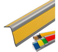 Anti-Slip Stair Nosing Edge Protector Strips, PVC, Self-Adhesive Waterproof, 5M/10M Length, Indoor/Outdoor Stair Edging, Corner Guard