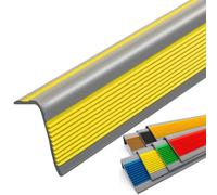 Anti-Slip Stair Nosing Edge Protector Strips, PVC, Self-Adhesive Waterproof, 5M/10M Length, Indoor/Outdoor Stair Edging, Corner Guard