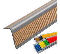 Anti-Slip Stair Nosing Edge Protector Strips, PVC, Self-Adhesive Waterproof, 5M/10M Length, Indoor/Outdoor Stair Edging, Corner Guard