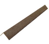 Anti Slip Stair Nosing Outdoor - GRP Stair Tread Heavry Duty Step Nosing Step Protection Super Grip Brown 1000MM