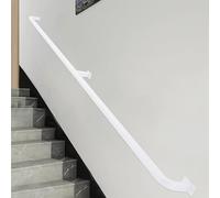 Anti-Slip Stair Ramps 30-600cm | Indoor/Outdoor Support Kit with Forged Iron Wall Bracket | 12ft (360cm) Durable & Safe Stair Solutions