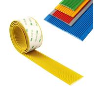 Anti-Slip Stair Strip Self-Adhesive Edging Strip PVC Stair Edge Non-Slip Rubber Corner Guard Strip Safety Step Trim Tile Stair Stair Nosing Edge Trim Stair Edge Protector(Yellow,5x200cm)