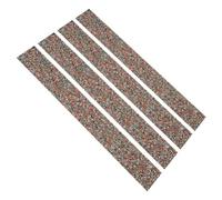 Anti Slip Stair Tread Strips Rubber Granule 4pcs Red for Wood Steps