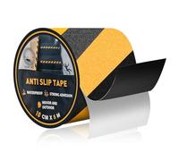 Anti Slip Tape for Steps, Hazard Warning Tape Yellow and Black, 10 CM x 5 M