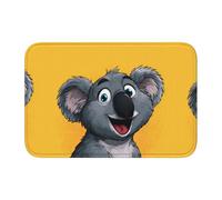 Anti Slip Thickened Floor Mat BROLEO Cartoon Koala Printing Non-Slip, Easy to Clean, Durable,Perfect for Toilet Bathroom 60x40cm