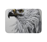 Anti Slip Thickened Floor Mat XBKGOHA Sketching an Eagle Picture Non-Slip, Easy to Clean, Durable,Perfect for Toilet Bathroom 60x40cm