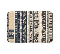 Anti Slip Thickened Floor Mat YYHWHJDE African Peoples Illustration Prints Non-Slip, Easy to Clean, Durable, Fade-Resistant, Perfect for Toilet Bathroom 60x40cm