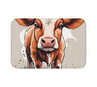 Anti Slip Thickened Floor Mat YYHWHJDE Cute Little Cow Prints Non-Slip, Easy to Clean, Durable, Fade-Resistant, Perfect for Toilet Bathroom 60x40cm