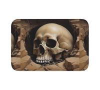 Anti Slip Thickened Floor Mat YYHWHJDE Skull in The Pit Prints Non-Slip, Easy to Clean, Durable, Fade-Resistant, Perfect for Toilet Bathroom 60x40cm