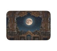 Anti Slip Thickened Floor Mat YYHWHJDE Star Castle Pattern Non-Slip, Easy to Clean, Durable, Fade-Resistant, Perfect for Toilet Bathroom 60x40cm