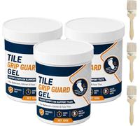 Anti-Slip Tile Grip Gel, Tile Grip Guard Gels,Clear Gel Formula Provides Invisible Anti-Slip Protection Without Altering the Original Color or Appearance of Tiles (3pcs)