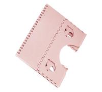 Anti Slip Toilet Squatting Stool Folding PP Step for Bathroom | Pink Finish, Stable Support and Comfortable Angle, Bedroom or Bathroom Use, Compact Foldable Design