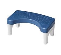 Anti-Slip Toilet Stool Squat, 7in for Constipation Relief Adults Kids | 35-degree squat angle for natural bowel movement, fits standard toilet bases, odor-resistant PP plastic, textured top with