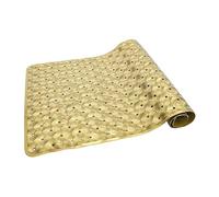 Anti-Slip Tub Mat with Suction Cups - Non-Slip Bath Mat for Shower - Machine Washable, Tub, Kids - Shower & Bathtub Mat - Toddler Friendly - Bath Mats for Bathroom, 15"x27", Gold
