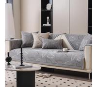 Anti-Slip Velvet Sofa Cover for 1/2/3/4 Seat Sofas Dust-Proof Pet-Friendly Suitable for All Seasons Perfect for Living Room & Animal Protection