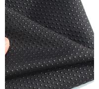 Anti Slip Vinyl Rug Backing Fabric by the Metre,Non-Slip Final Backing Cloth 150cm Wide Upholstery Material for DIY Sewing Carpet Rug Tufting Gun (Black)