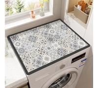 Anti-Slip Washer Or Dryer Top Mat Covers 23.6 x 19.6 Inch Kitchen Dish Drying Mat Bohemian Mandala Pattern Protector Covers Washing Machine Top Protector Dust-Proof Cover (Styles 4)