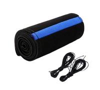 Anti-slip Wheel Protector Cover Black Suede Steering Wheel Cover with Needles and Thread Braid Car For Diameter 38cm Auto Accessories